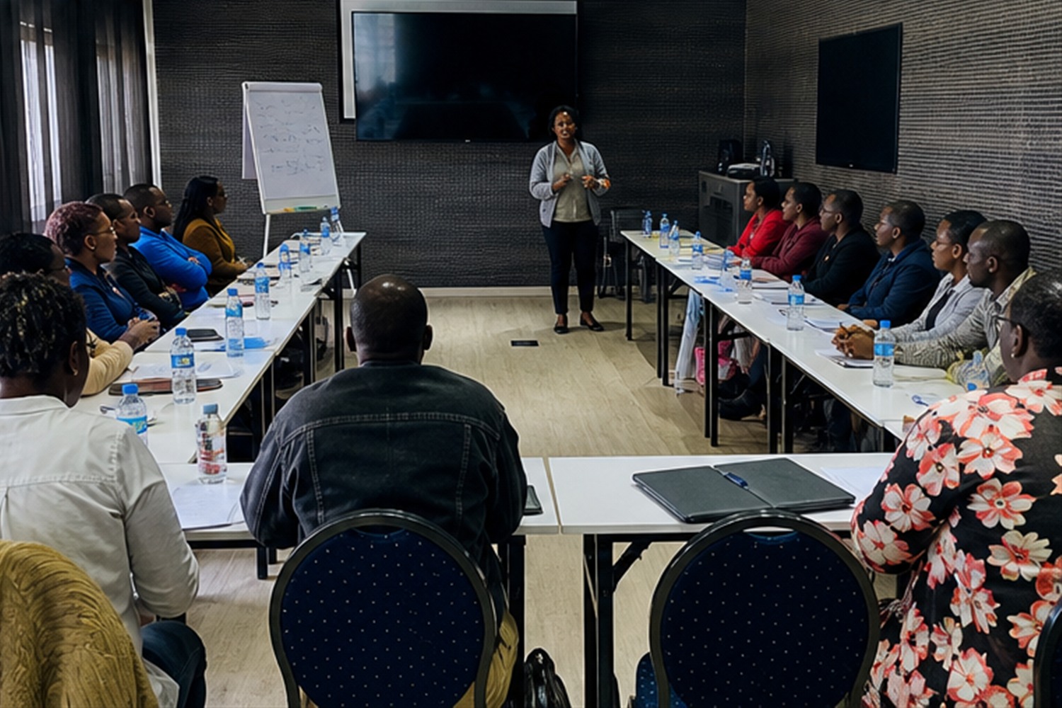 Edunex facilitator leading a corporate training workshop